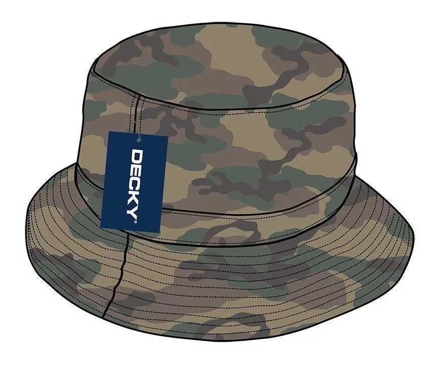 1 Dozen Decky Fisherman'S Bucket Washed Chino Twill Hat Hats Cotton Wholesale