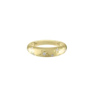 14KY Small Celeste Dome Ring