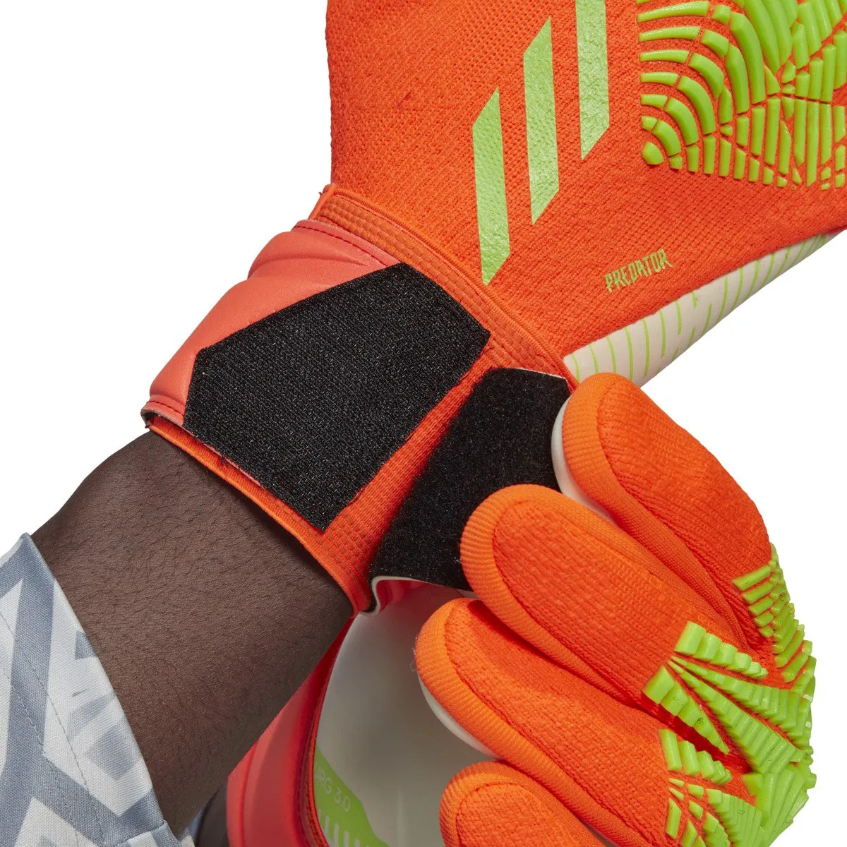 adidas Predator League Goalkeeper Gloves HC0606 SOLAR RED/TEAM SOLAR GREEN/TEAM SOLAR GREEN