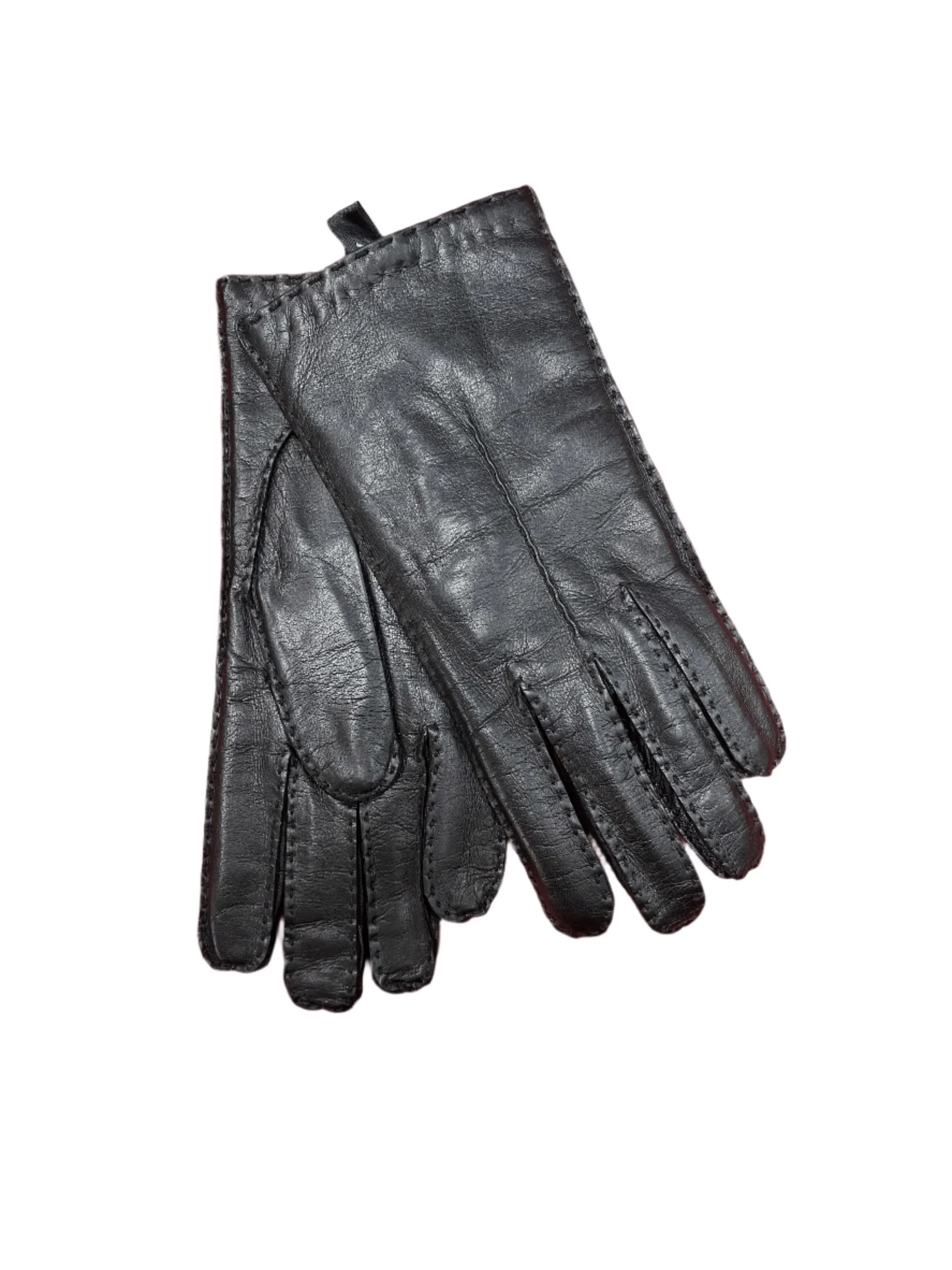 Albee Genuine Leather Wool and Cashmere Lined Gloves