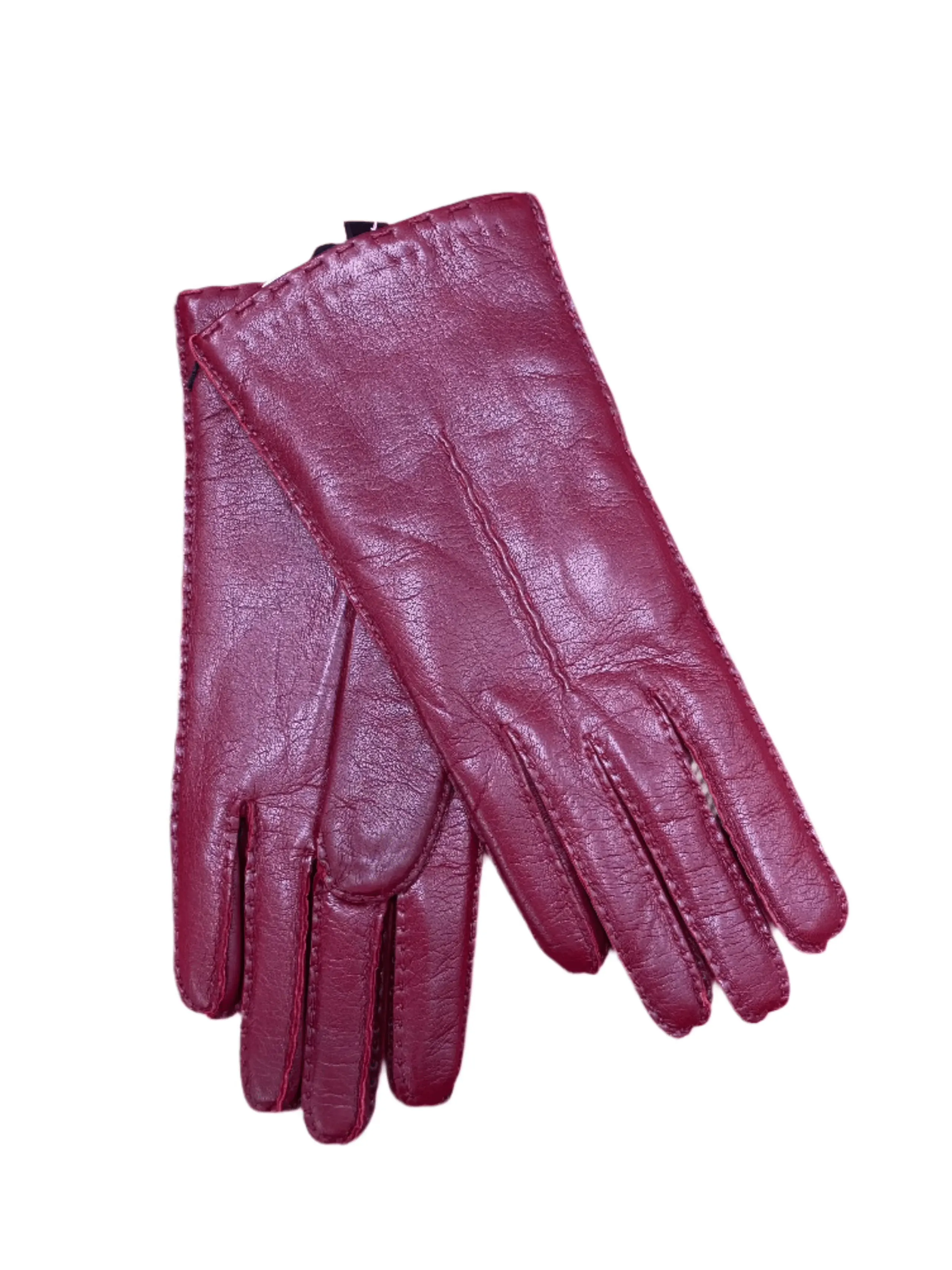Albee Genuine Leather Wool and Cashmere Lined Gloves