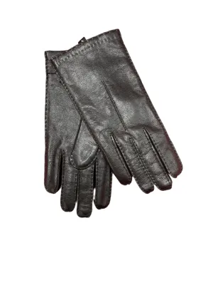 Albee Genuine Leather Wool and Cashmere Lined Gloves