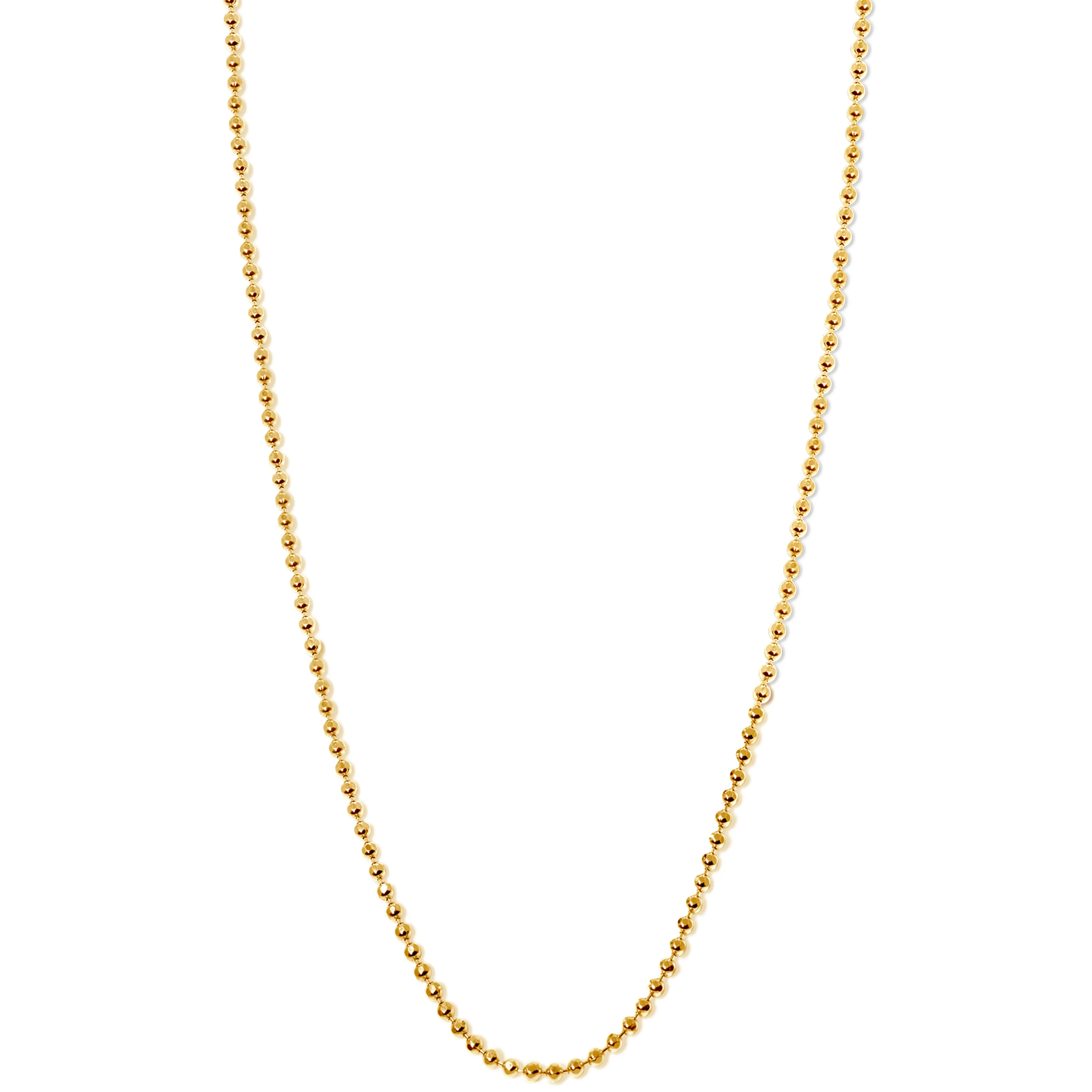 Alex Woo Disco Necklace Chain in 18kt Gold - 1 mm