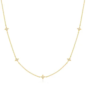 Ania Haie Gold Stars Station Necklace N061-04G