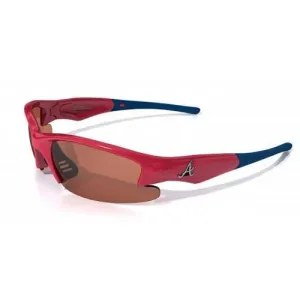 Atlanta Braves Dynasty Sunglasses, Red with Blue Tips
