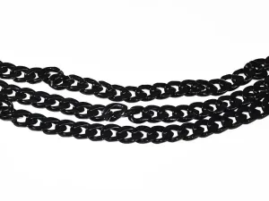 Black Circular Acrylic Chains