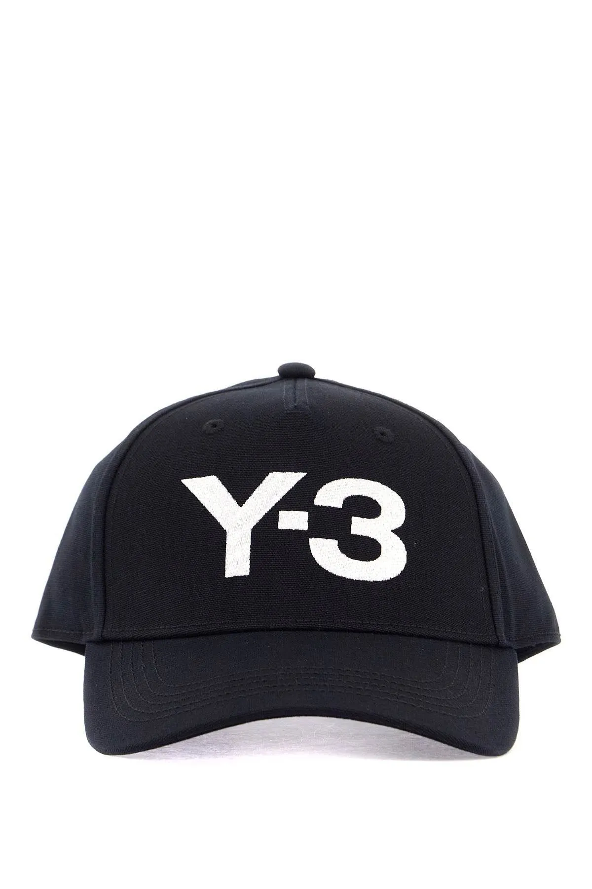 BLACK COTTON 6-PANEL CAP