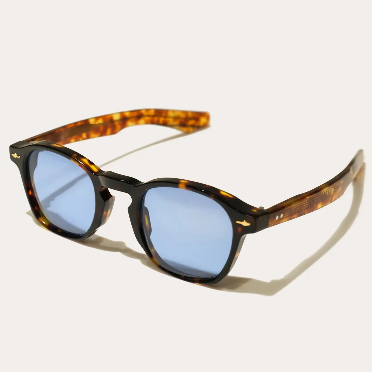 Black Mask Unisex Full Rim Square Acetate Polarized Sunglasses Jmm25