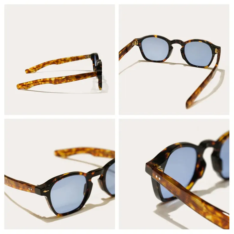 Black Mask Unisex Full Rim Square Acetate Polarized Sunglasses Jmm25