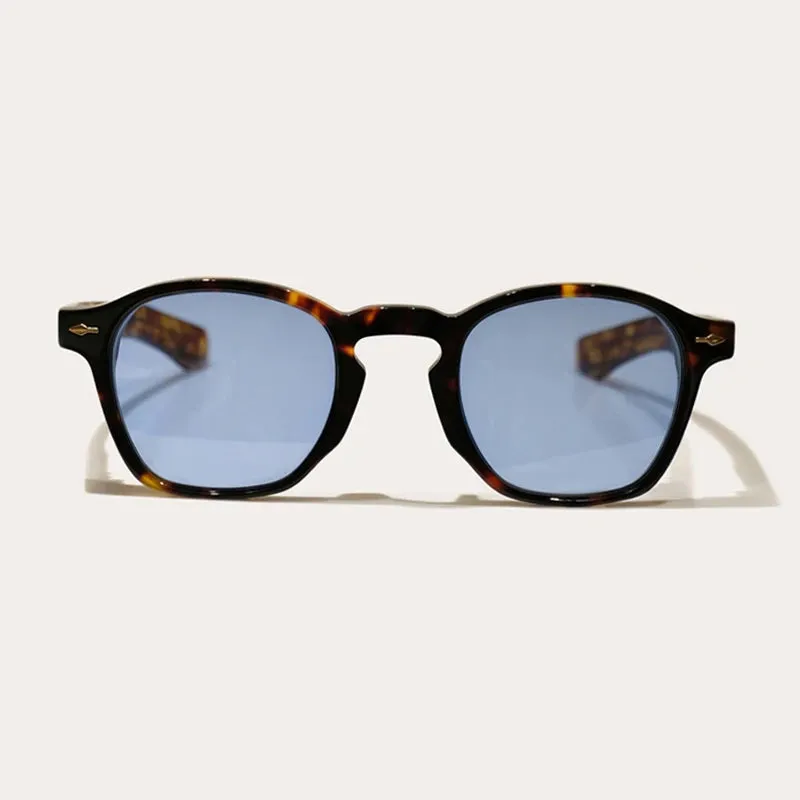 Black Mask Unisex Full Rim Square Acetate Polarized Sunglasses Jmm25