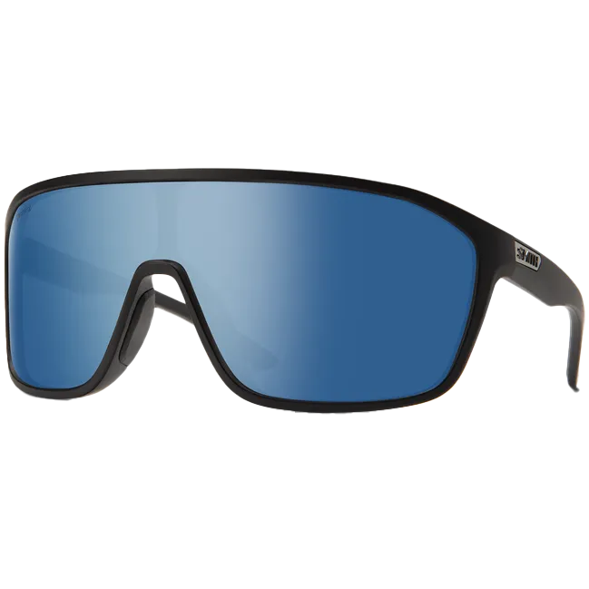 Boomtown - Matte Black/ChromaPop Polarized Blue Mirror
