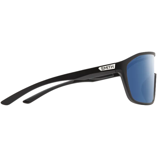 Boomtown - Matte Black/ChromaPop Polarized Blue Mirror