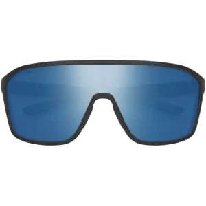 Boomtown - Matte Black/ChromaPop Polarized Blue Mirror
