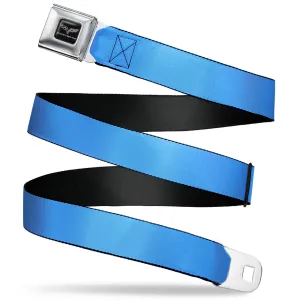 C6 Seatbelt Belt - Baby Blue Webbing