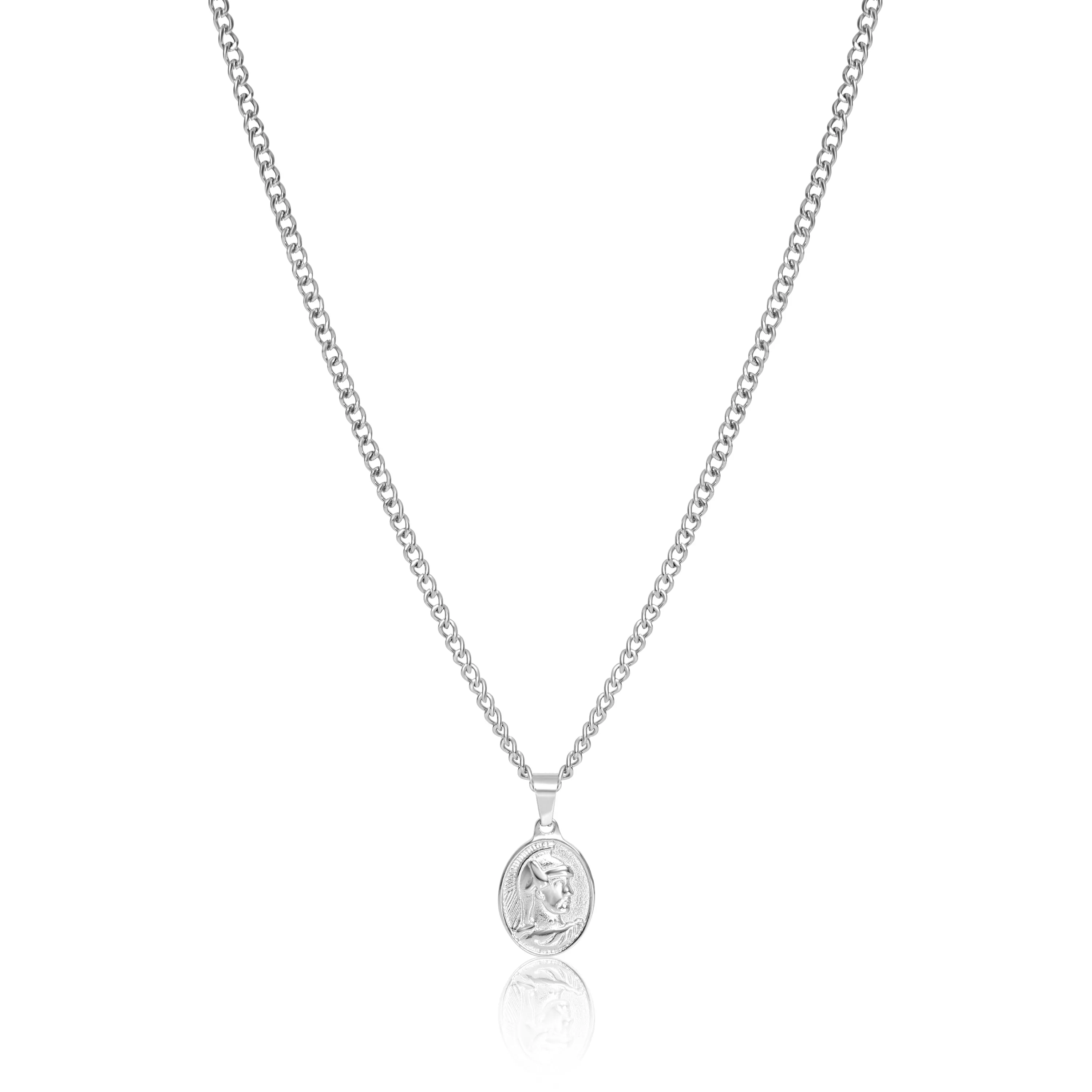 Centurion Pendant Necklace - Silver / Gold