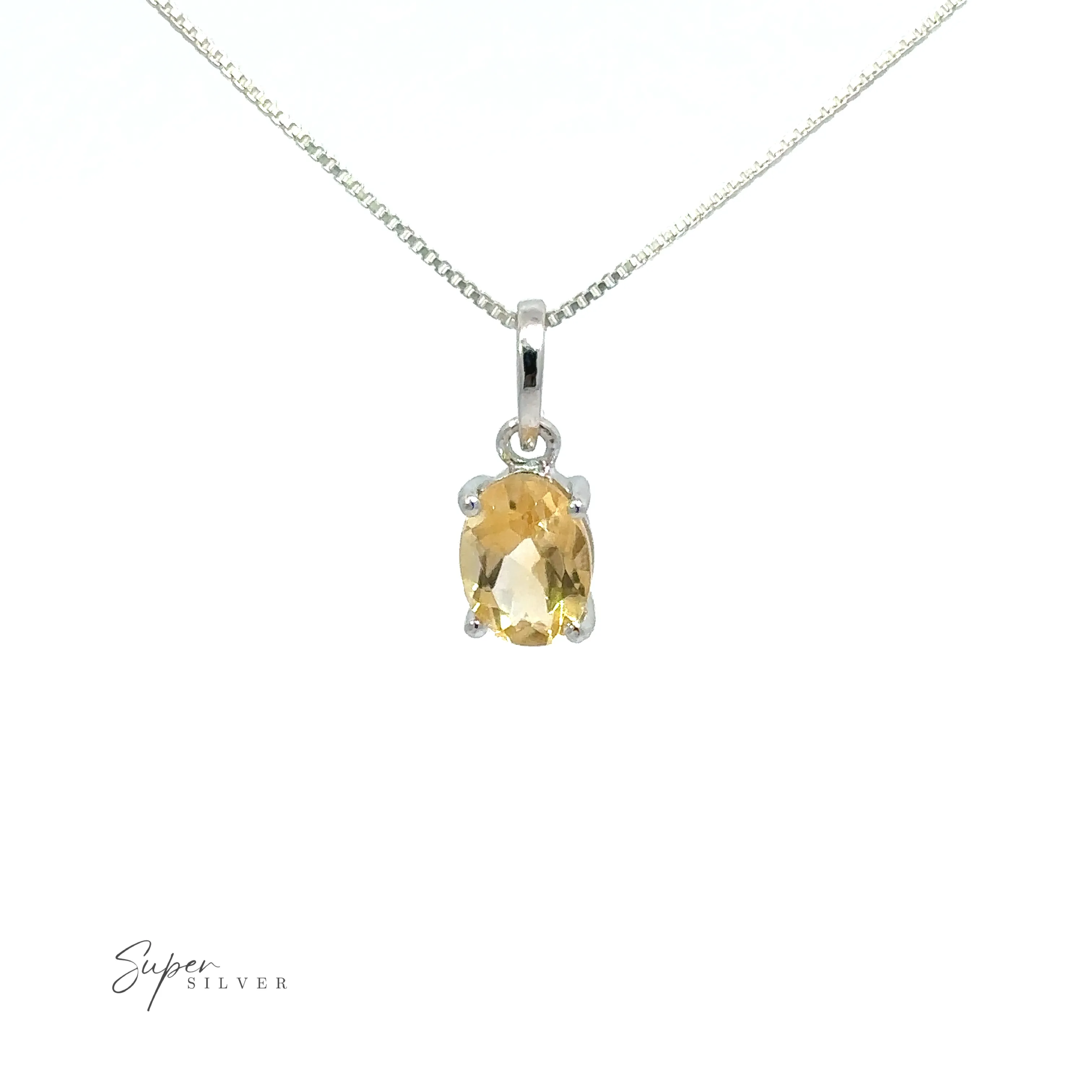 Dainty Faceted Gemstone Pendants
