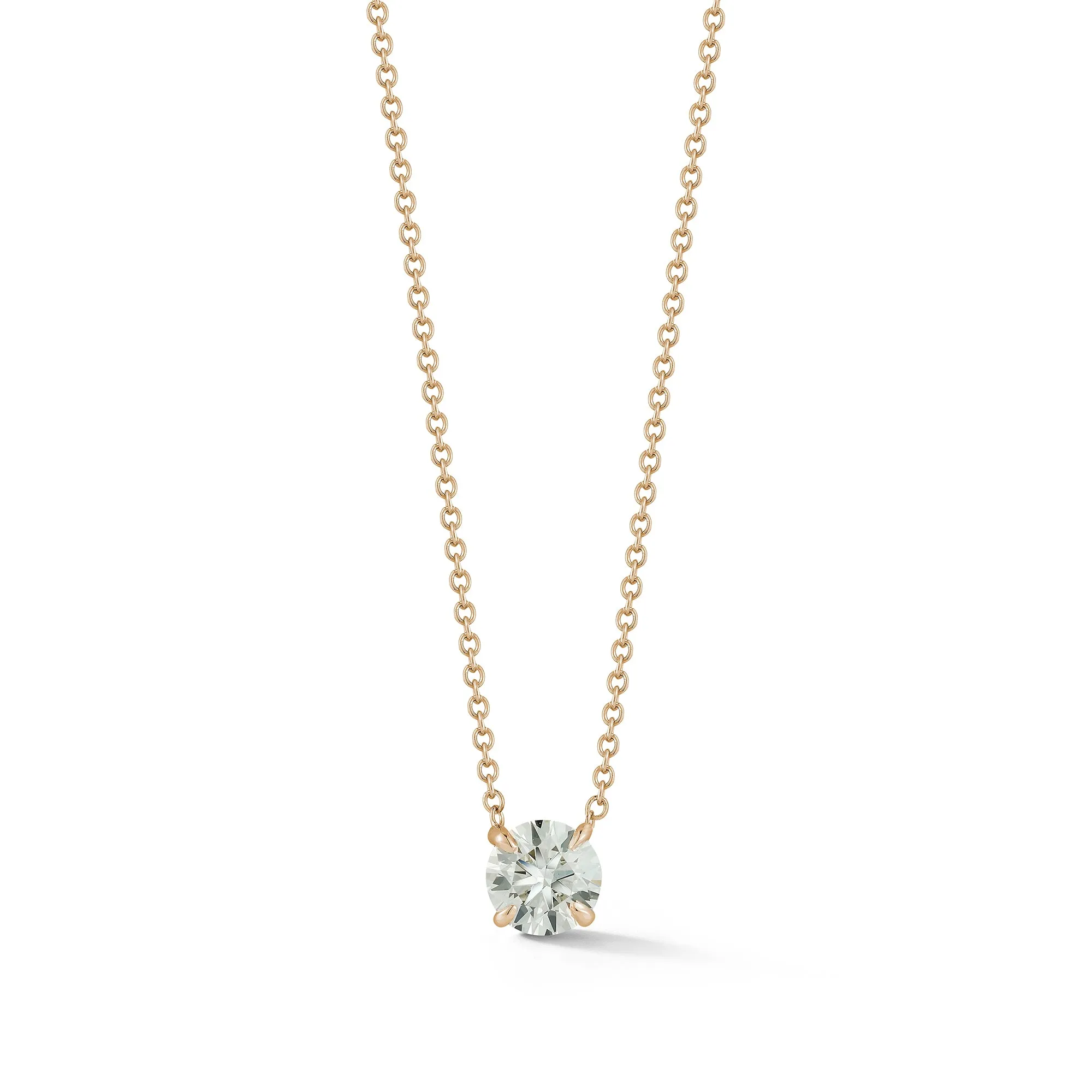 DRD 0.70 ct. Round Diamond Solitaire Necklace