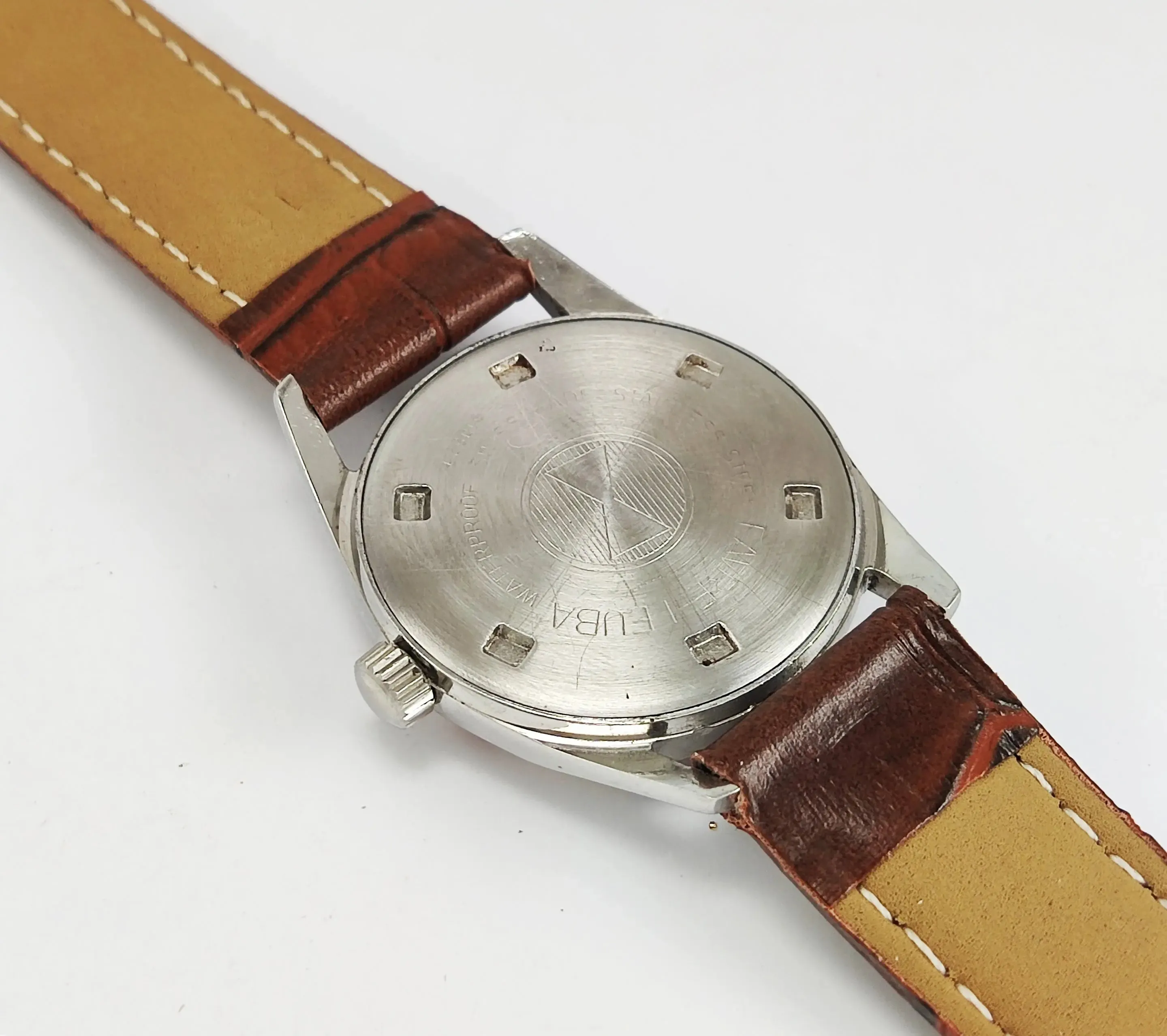 Favre Leuba Sea King 17 Jewels 253 Red Dial HandWinding Women Watch