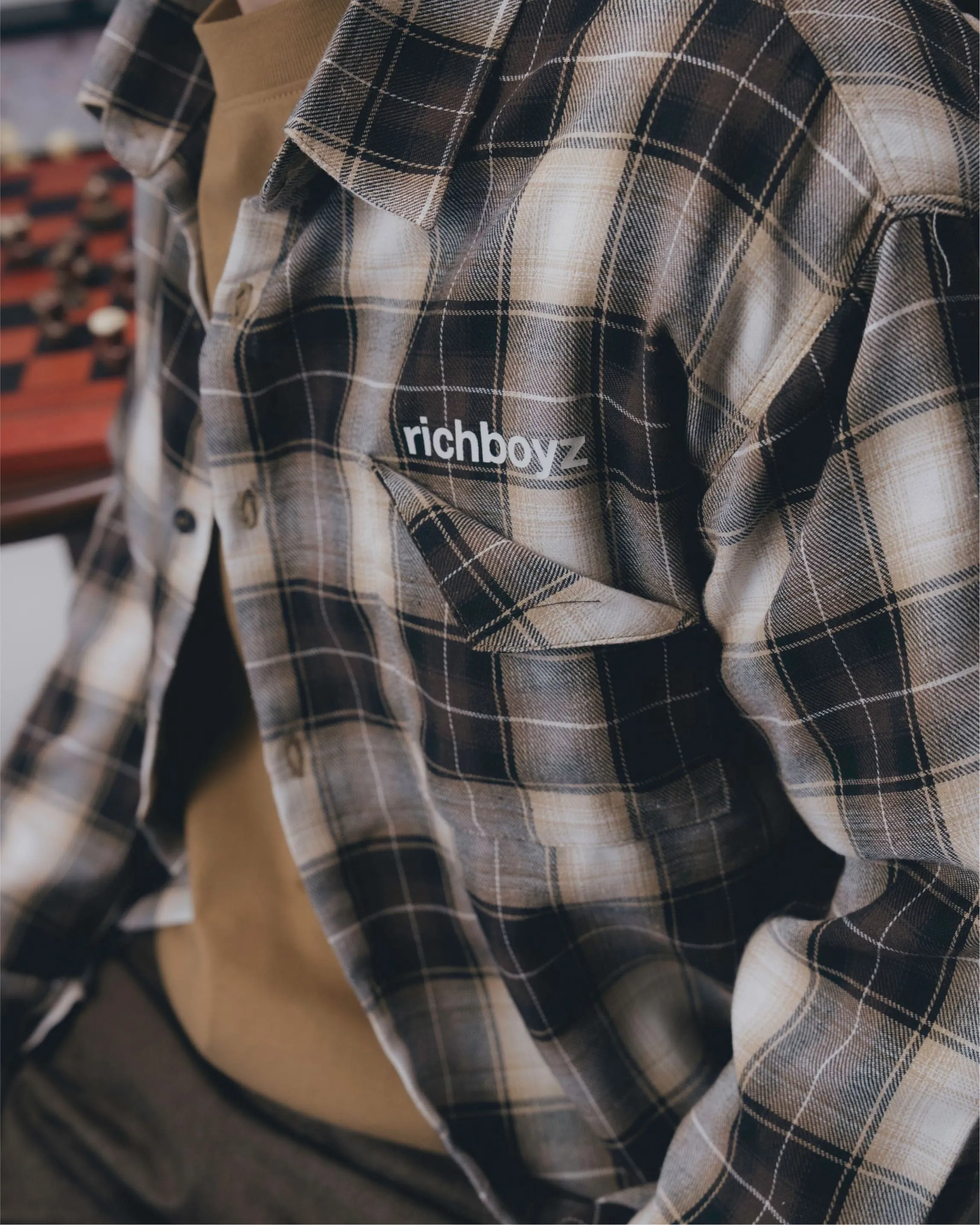 Flannel Long sleeves - Espresso
