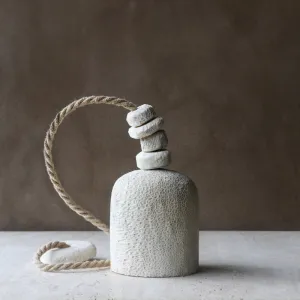 Fossil Coral Dome Hanging Pendant