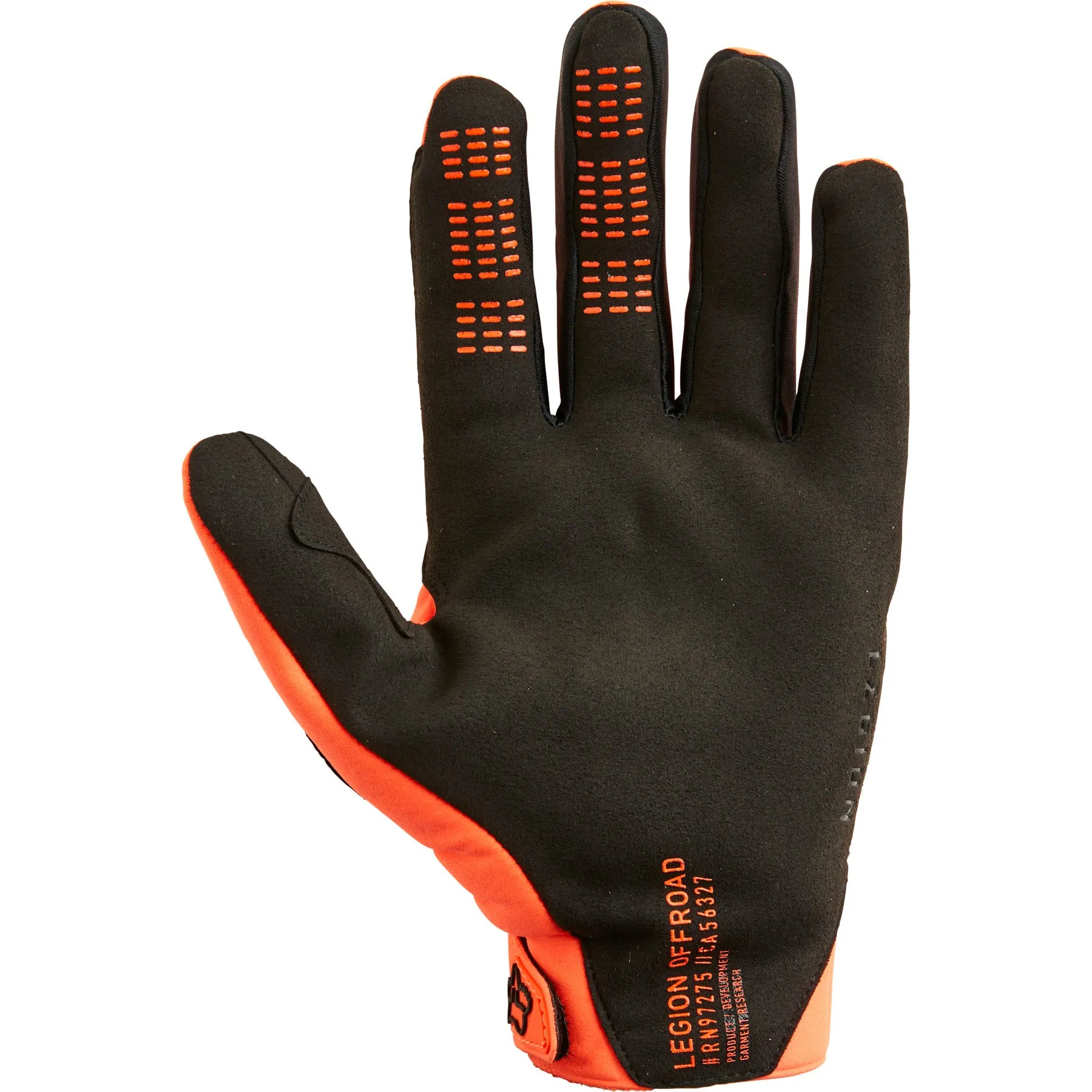 Fox Racing  Mens Legion Thermo Gloves Touch Screen Compatible Fluorescent Orange