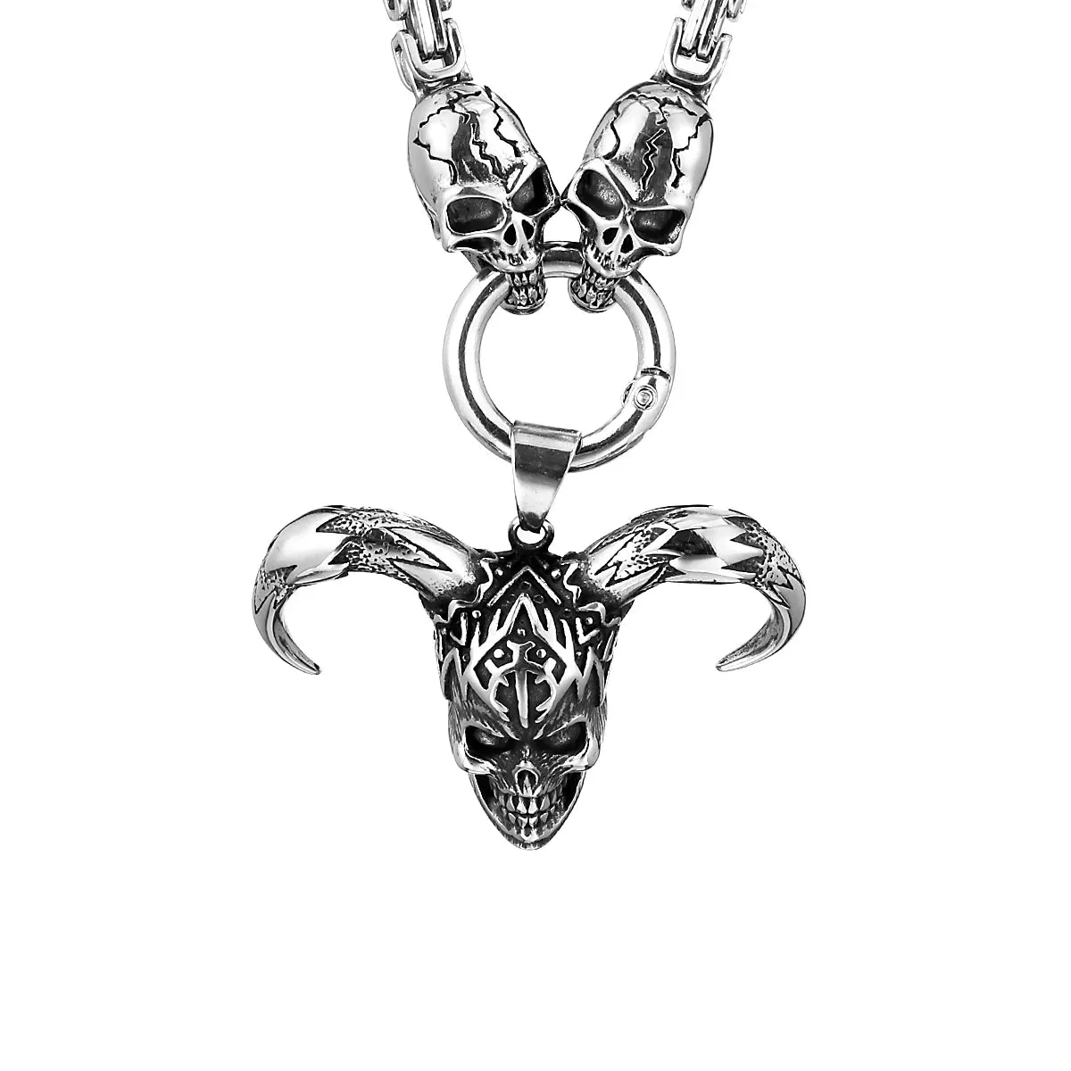FZ Ghost Head Necklace