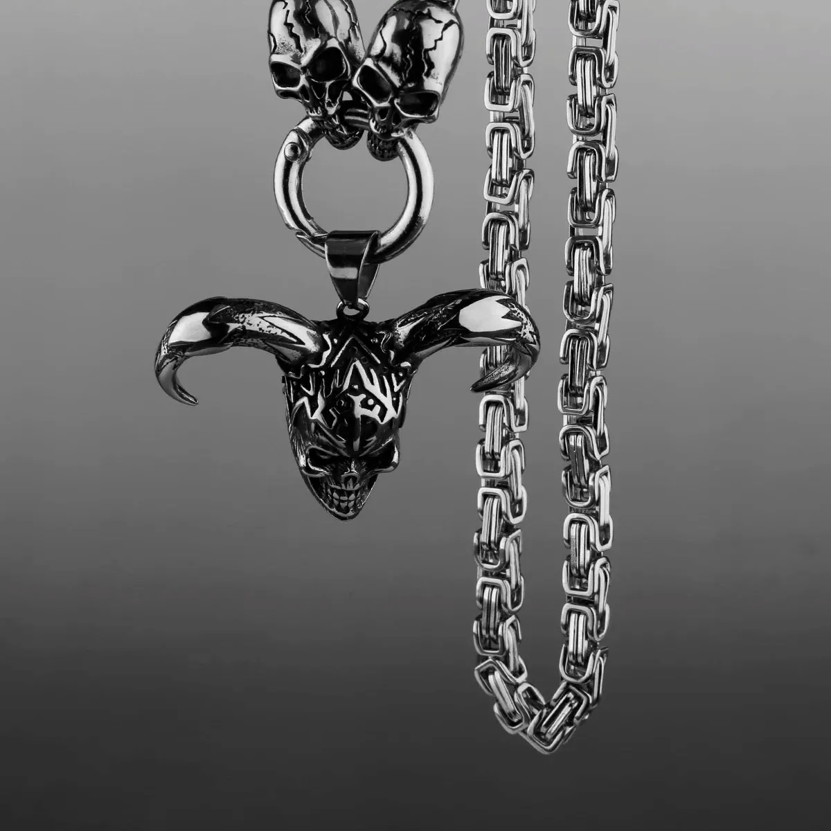 FZ Ghost Head Necklace