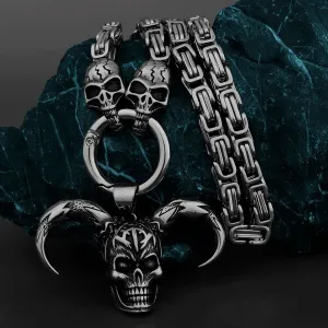 FZ Ghost Head Necklace