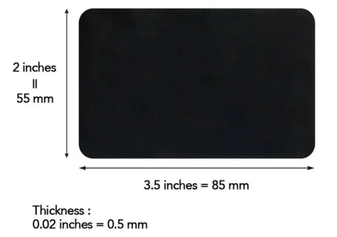 Gift - Wallet Card - metal note & envelope - if I could give you one gift