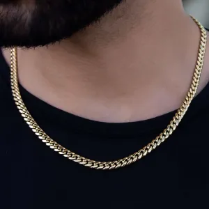 GLD Signature Cuban in Yellow Gold- 6mm