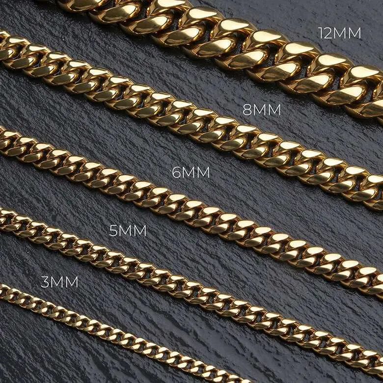 GLD Signature Cuban in Yellow Gold- 6mm