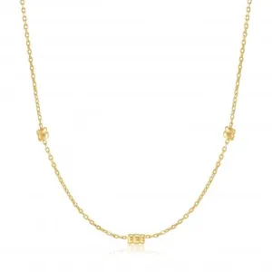 Gold Smooth Twist Chain Necklace N038-02G