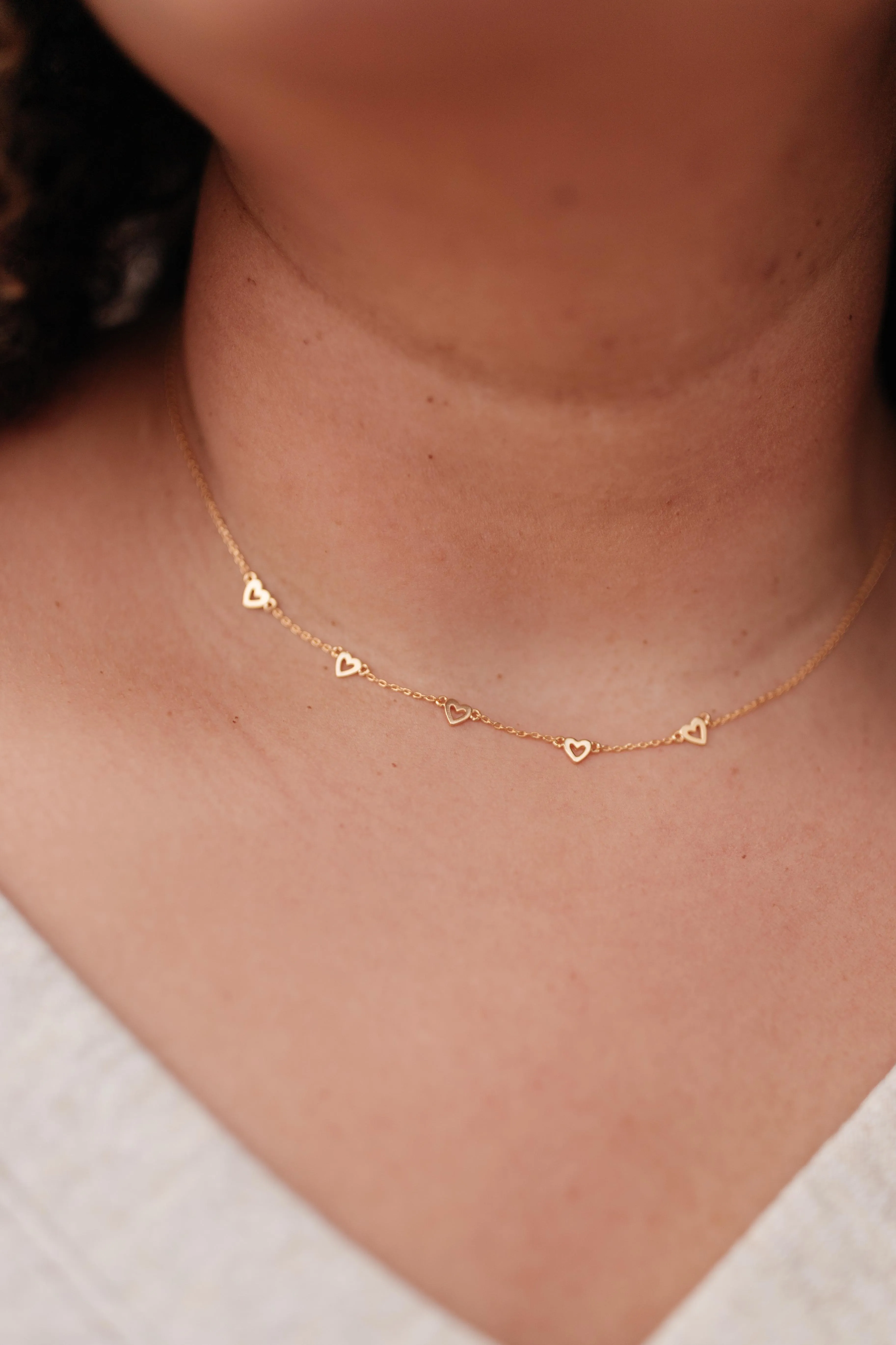 *Hearts and Chains Necklace