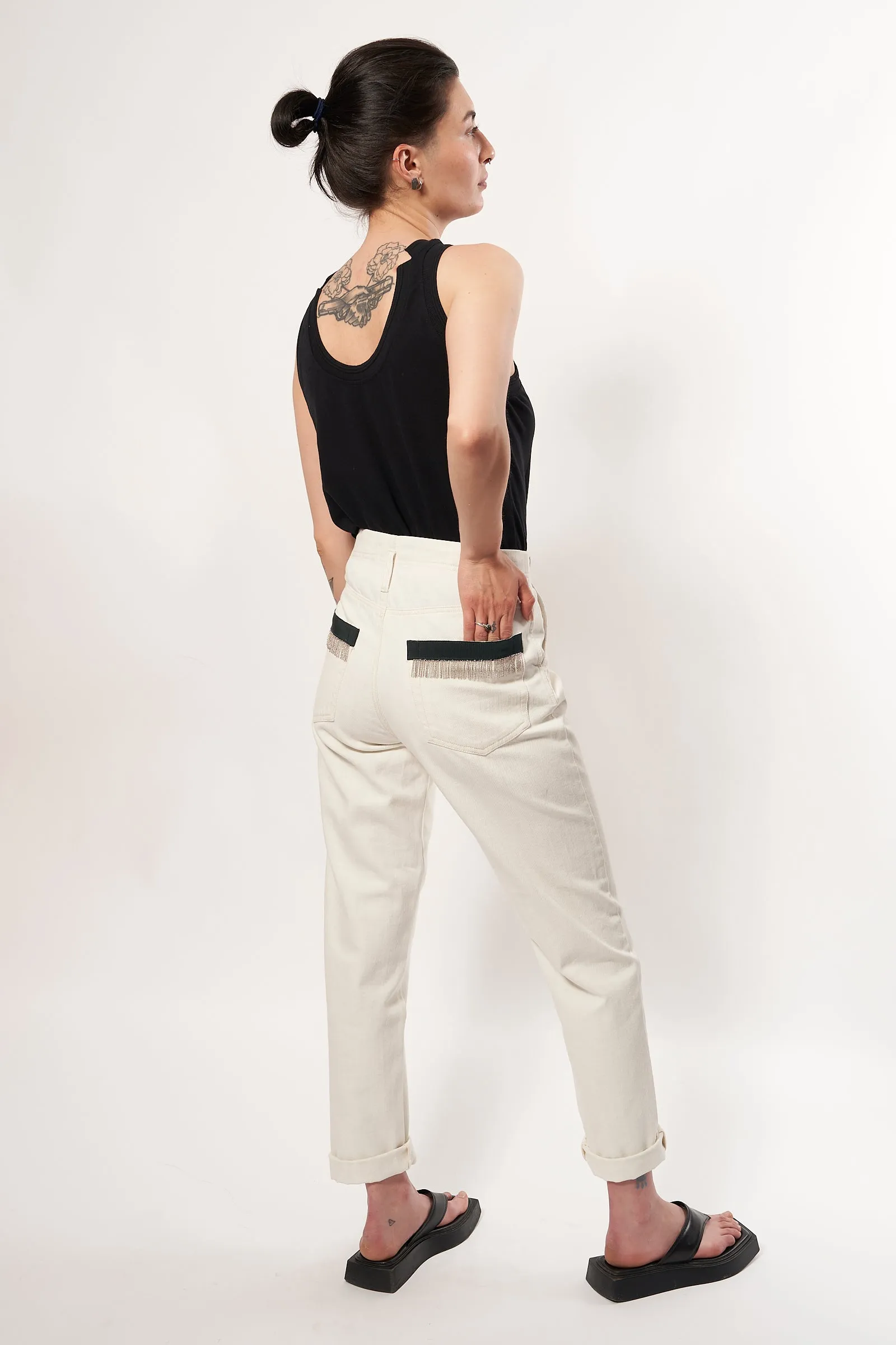 JANE CHAINS jeans - Écru