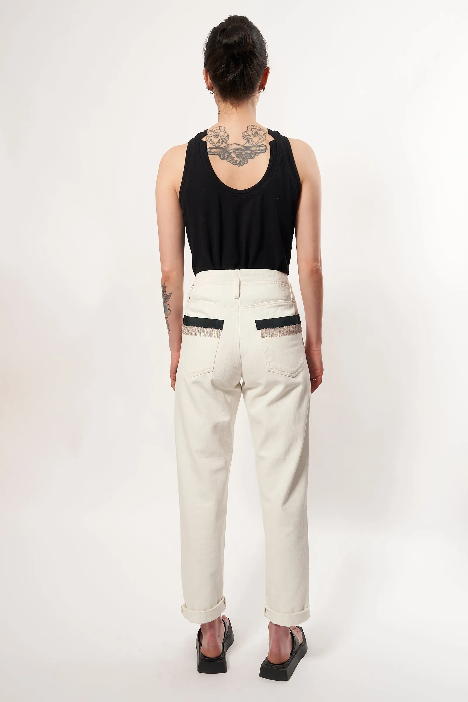 JANE CHAINS jeans - Écru