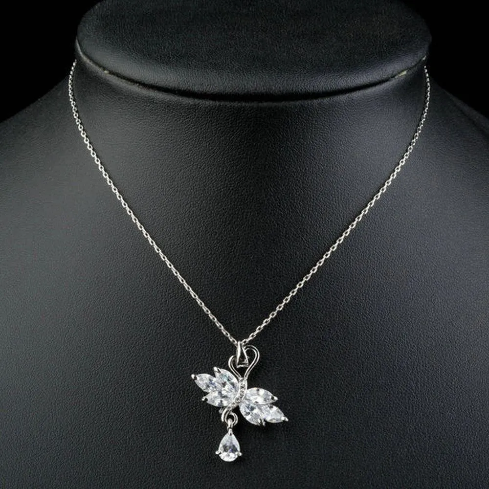 Love Cubic Zirconia Pendant Necklace KPN0127