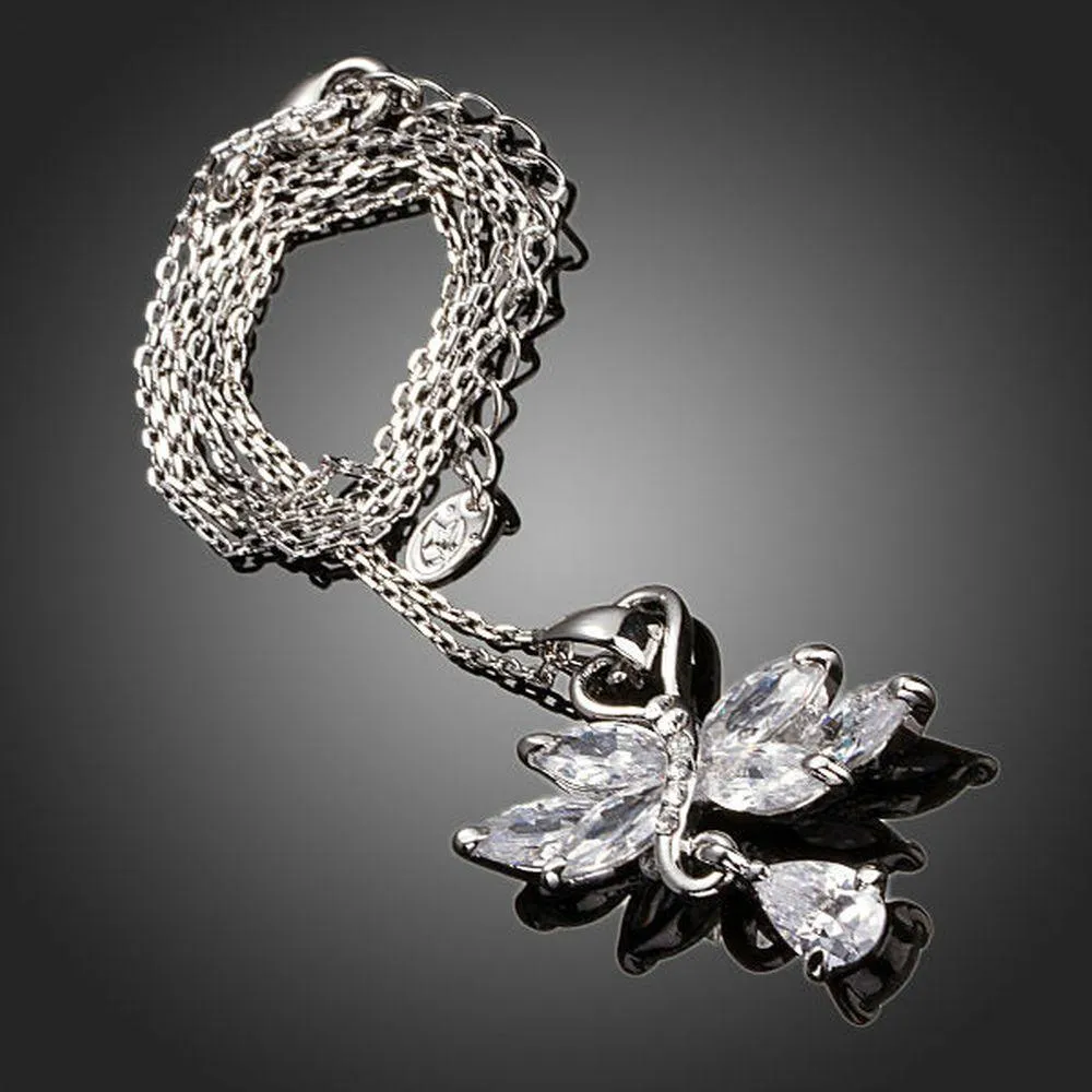 Love Cubic Zirconia Pendant Necklace KPN0127