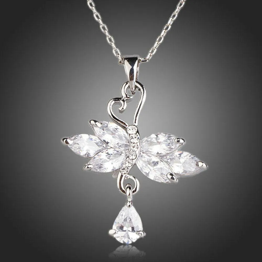 Love Cubic Zirconia Pendant Necklace KPN0127