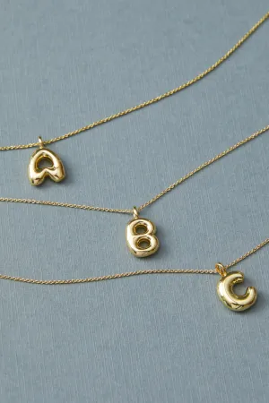 Maisie Bubble Initial Necklace