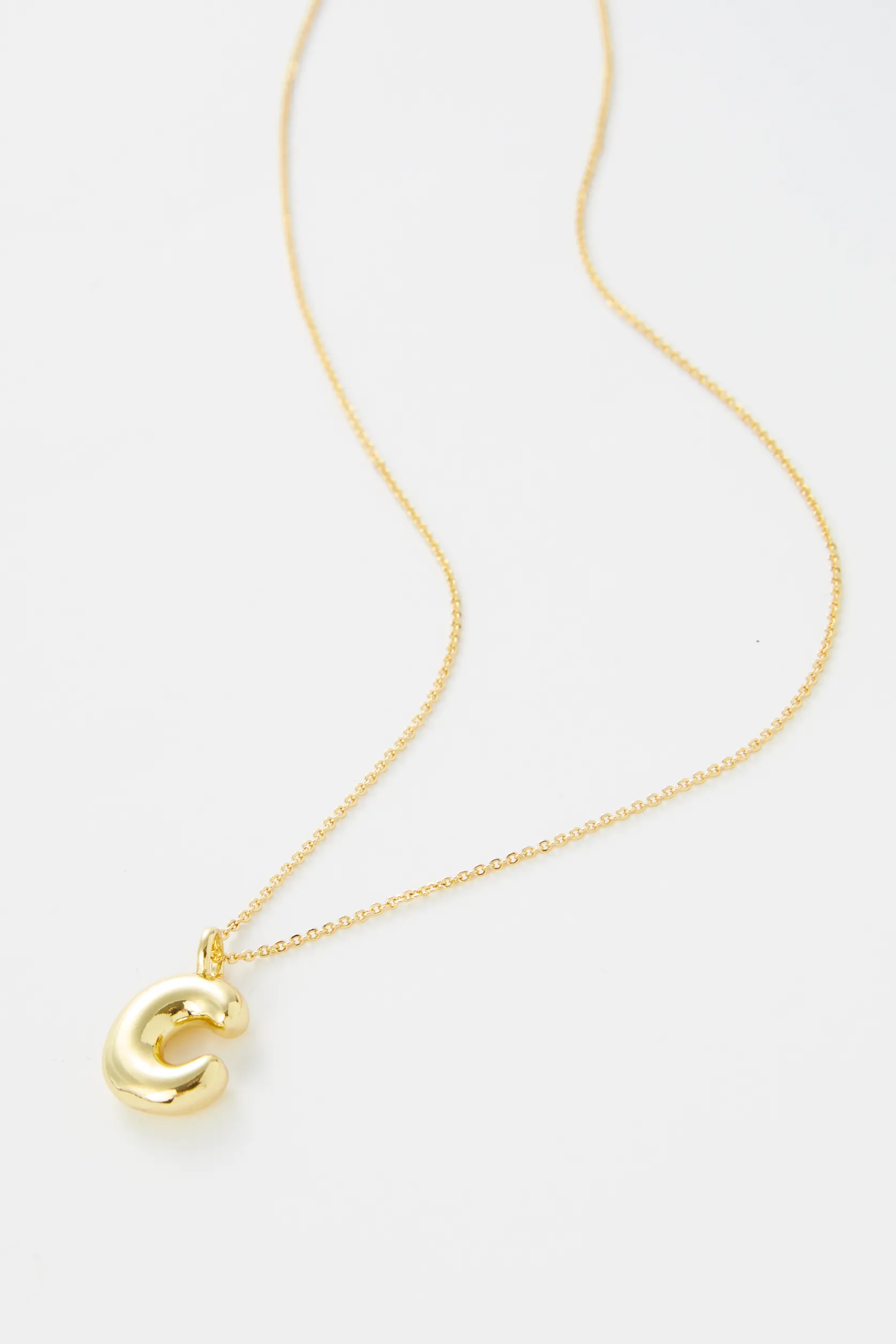 Maisie Bubble Initial Necklace