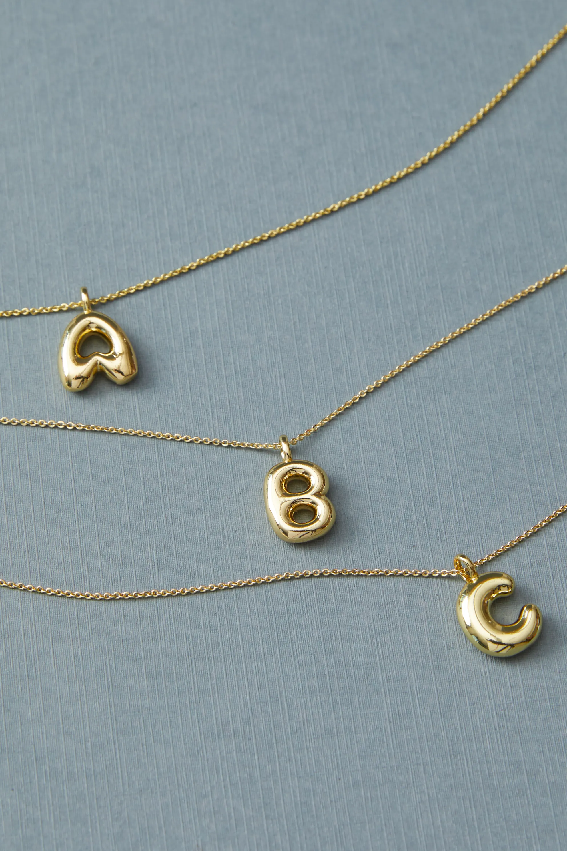 Maisie Bubble Initial Necklace
