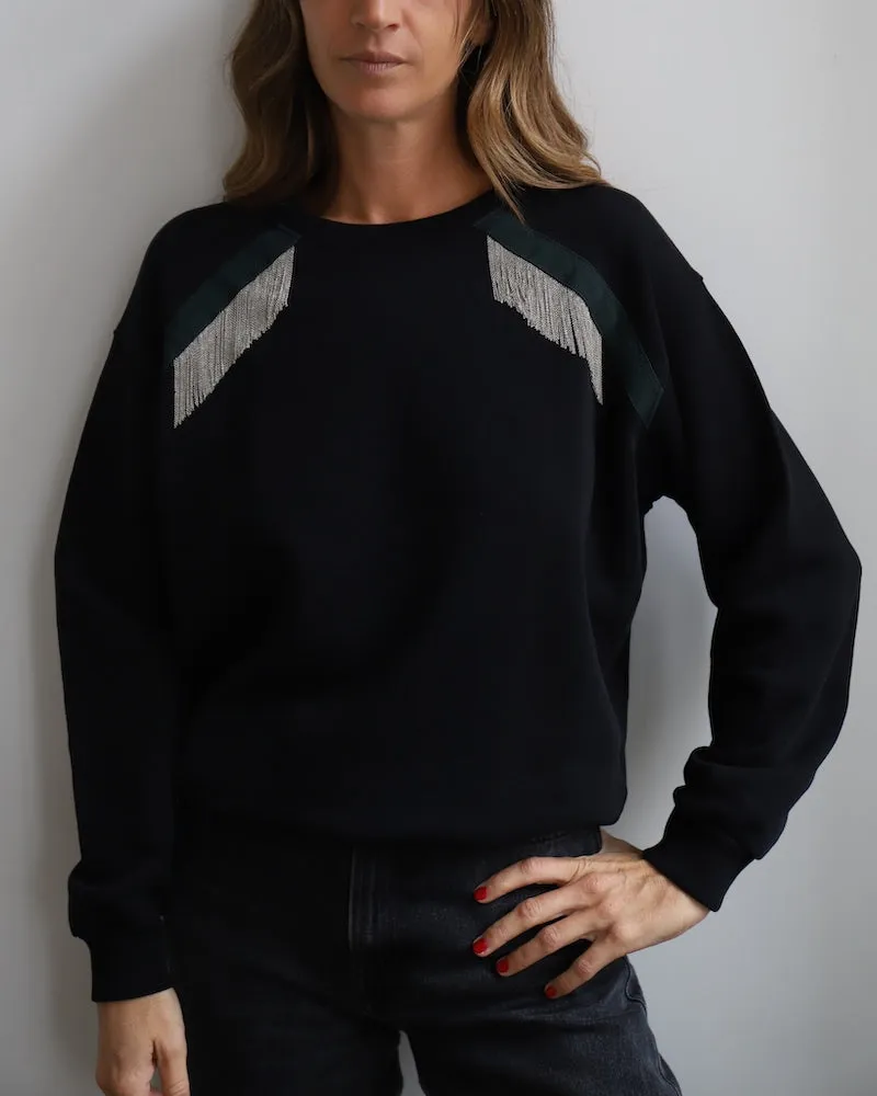 MARTY CHAINS sweatshirt - Black