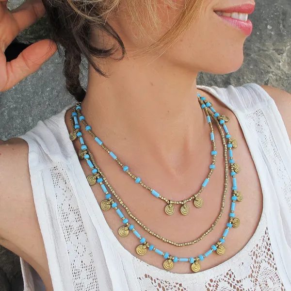 Mia Layered Necklace ☆Black☆