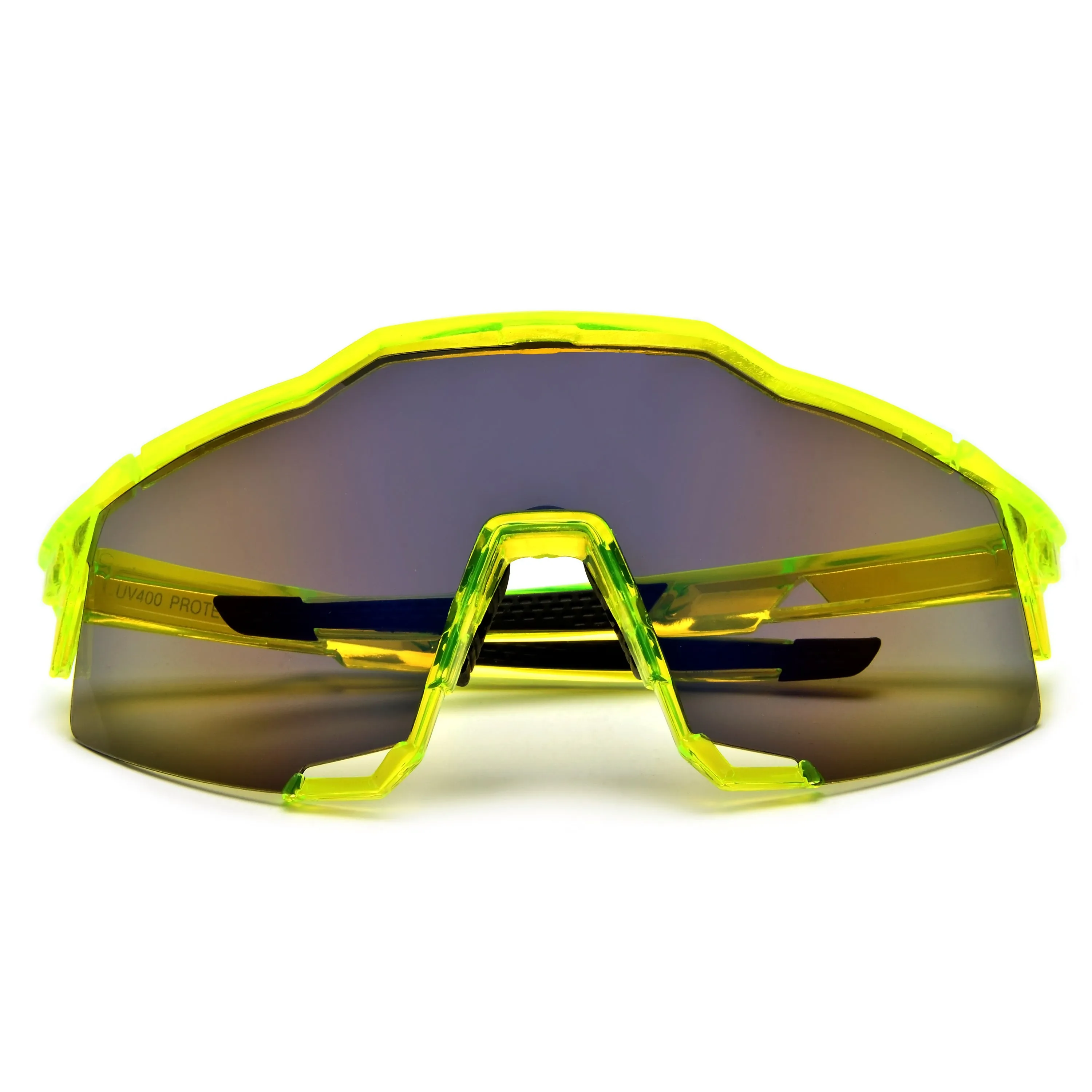 Oversize Full Coverage Active Sport Super Shield Sunglasses