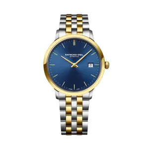 Raymond Weil - Toccata Men's Classic Two-Tone Blue Dial Quartz Watch 5485-STP-50001