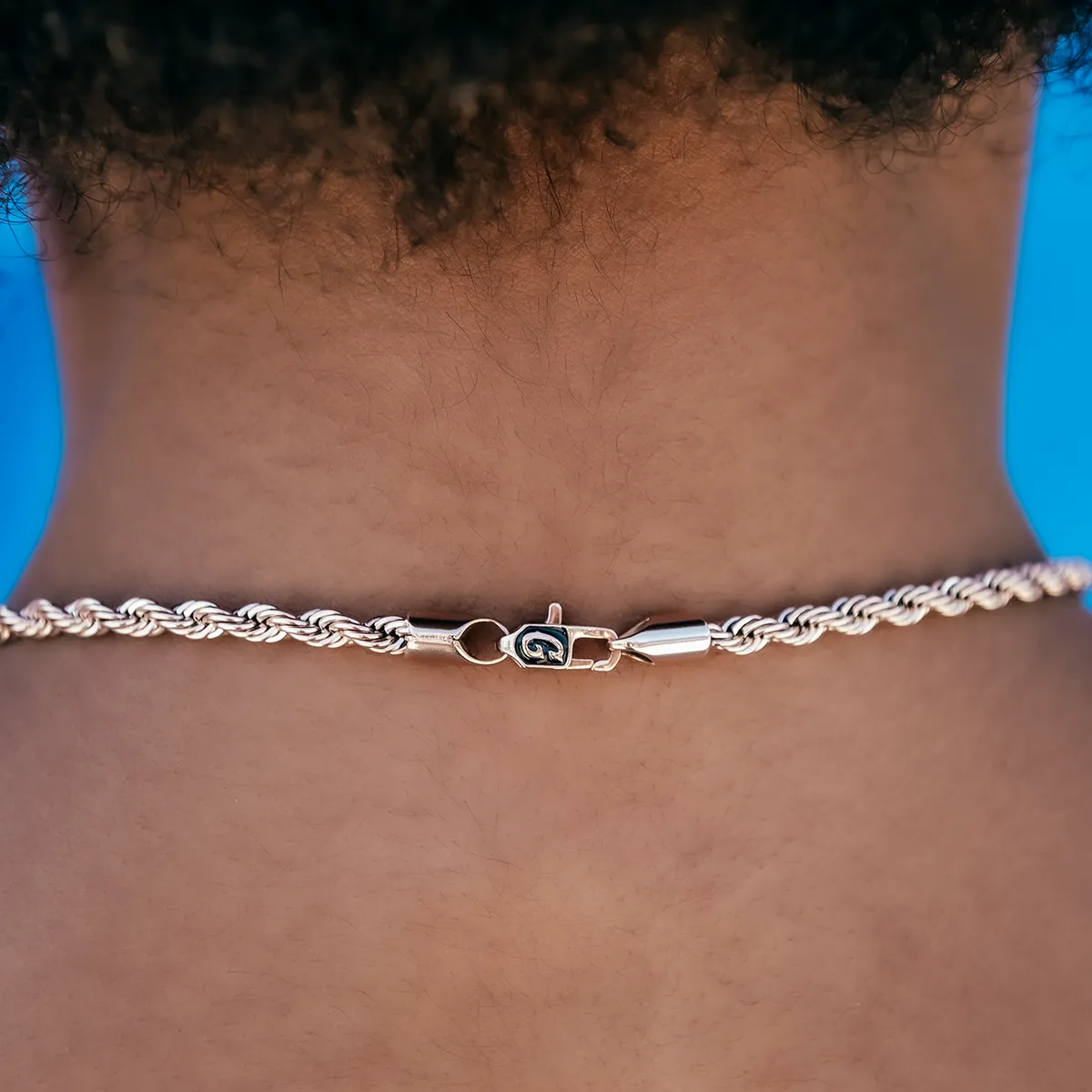 Rope Necklace in Rose Gold - 4mm