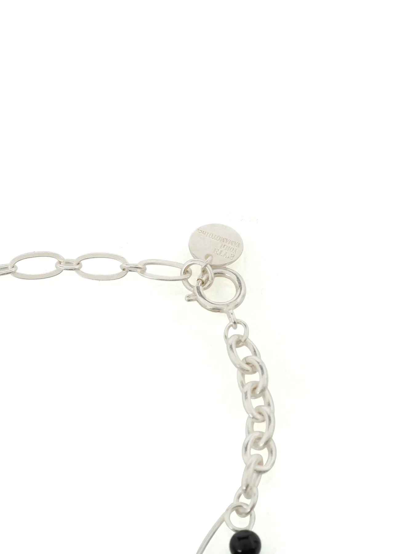 SAFETY PIN ONYX CHOKER