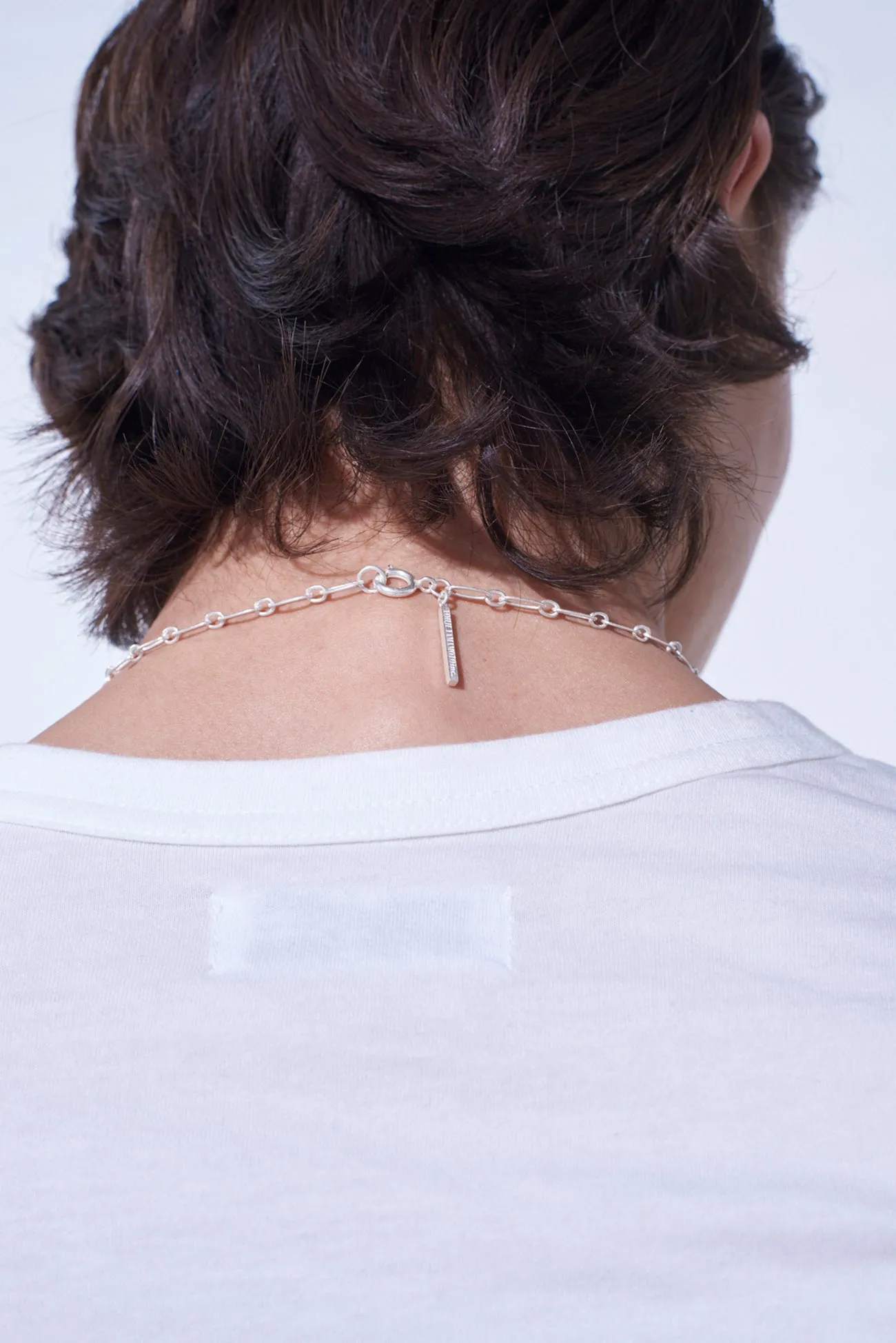 SAFETY PINS ONYX NECKLACE
