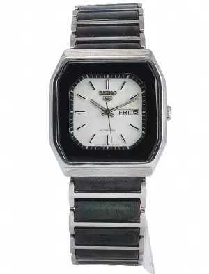 Seiko 5 Automatic-2906A Off-White Dial 17 Jewels Day Date Watch