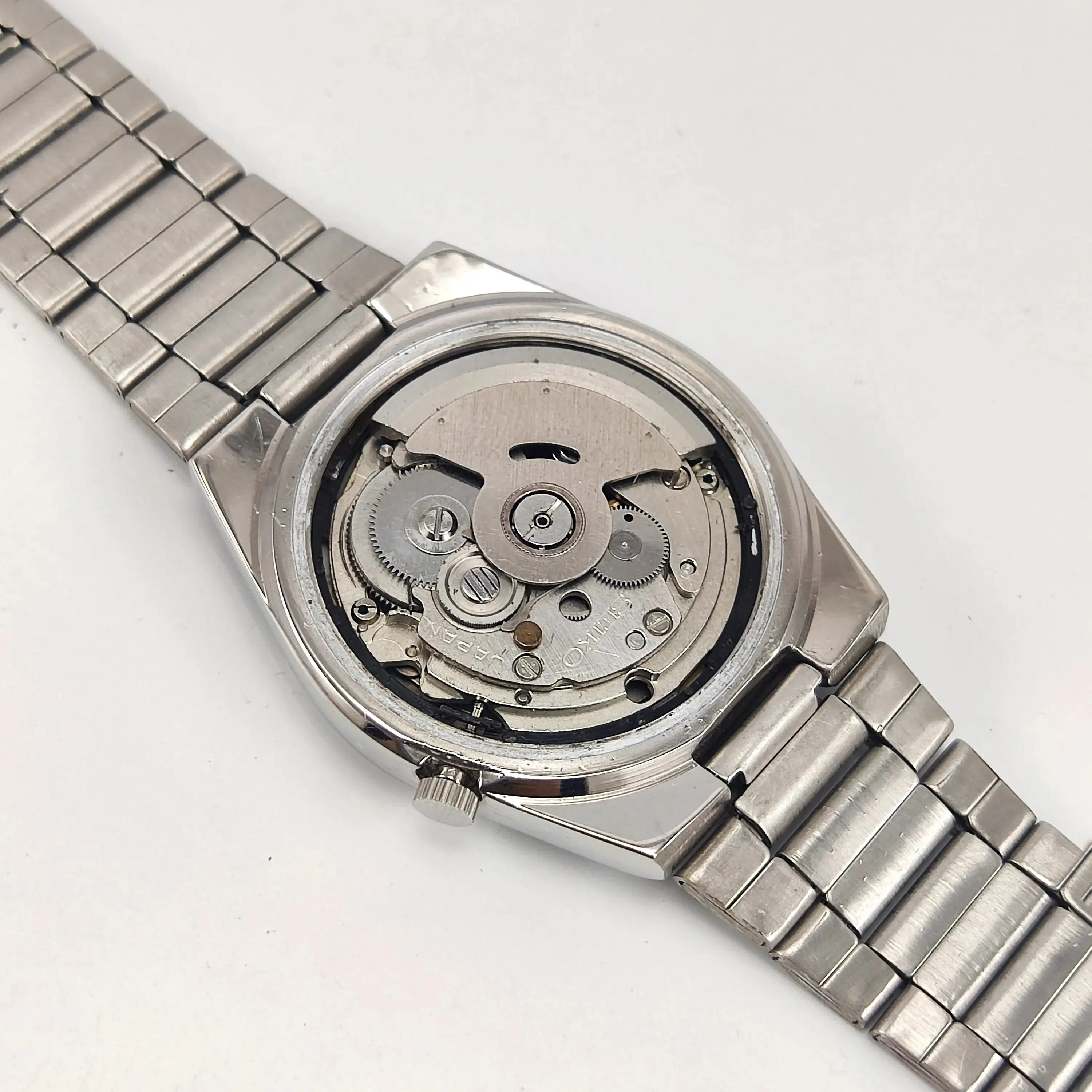 Seiko 5 Automatic Blue Dial 17 Jewels Day-Date Functions Men's Wrist Watch 7009A